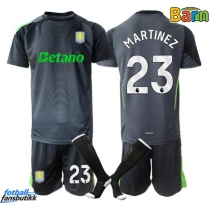 Aston Villa Emiliano Martinez #23 Keeper Hjemmedraktsett Barn 2025-26 Kortermet (+ Korte bukser)